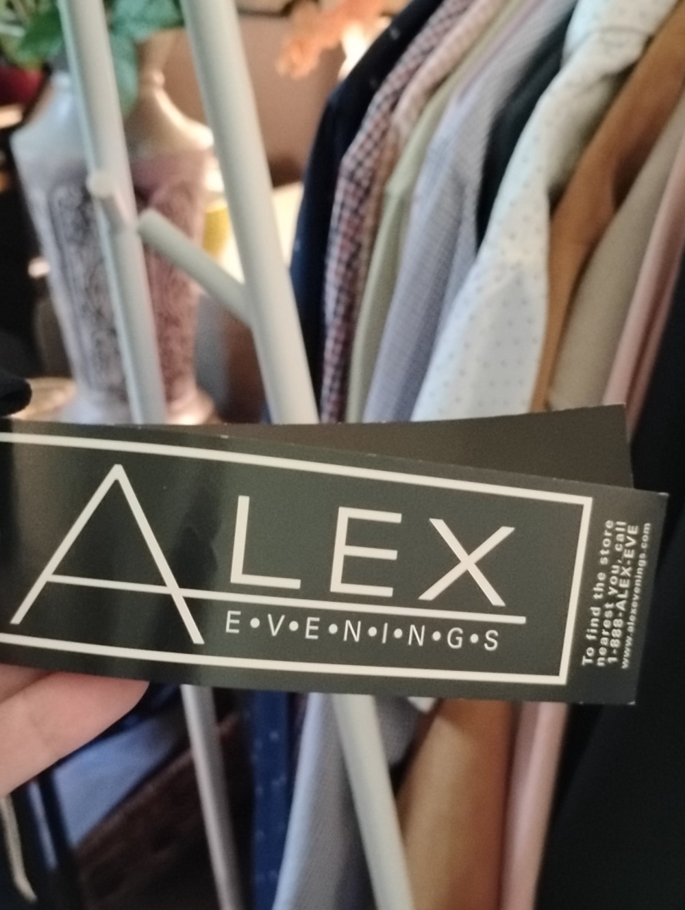 Alex Evenings-Nordstrom Dark Navy Maxi Dress& Cover With Diamond Detailing - Picture 11 of 12